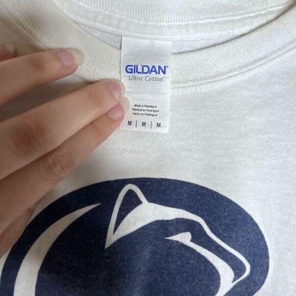 Women's Penn State Cropped Sporty Long Sleeve Tee - M College Football Game Day - Picture 5 of 5